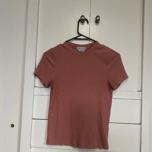 PrAna Foundation Rib Tee Cloud Blush XS